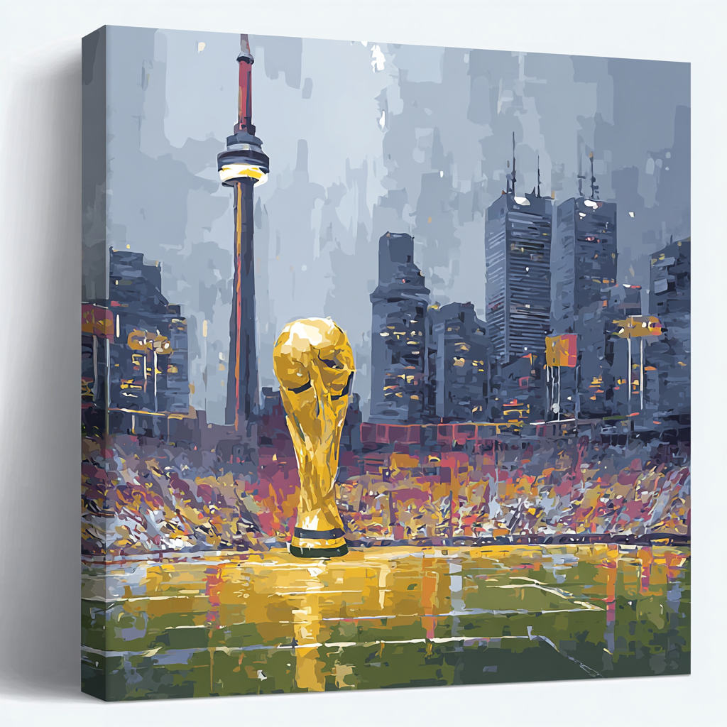 Toronto Fifa 2026 Glow - DIY Painting By Numbers Kit
