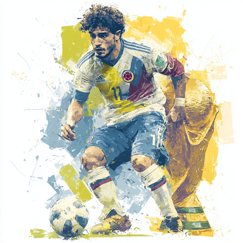 Luis Díaz Fifa 2026 Rhythm - DIY Painting By Numbers Kit