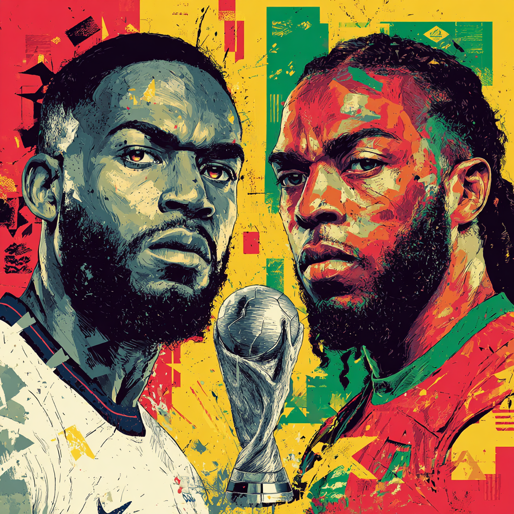 Fifa 2026 England vs Ghana - DIY Painting By Numbers Kit