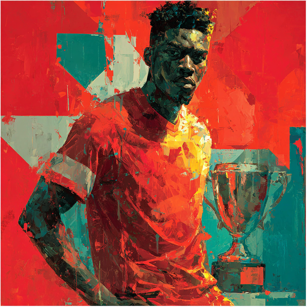 Alphonso Davies Fifa 2026 Lights - DIY Painting By Numbers Kit