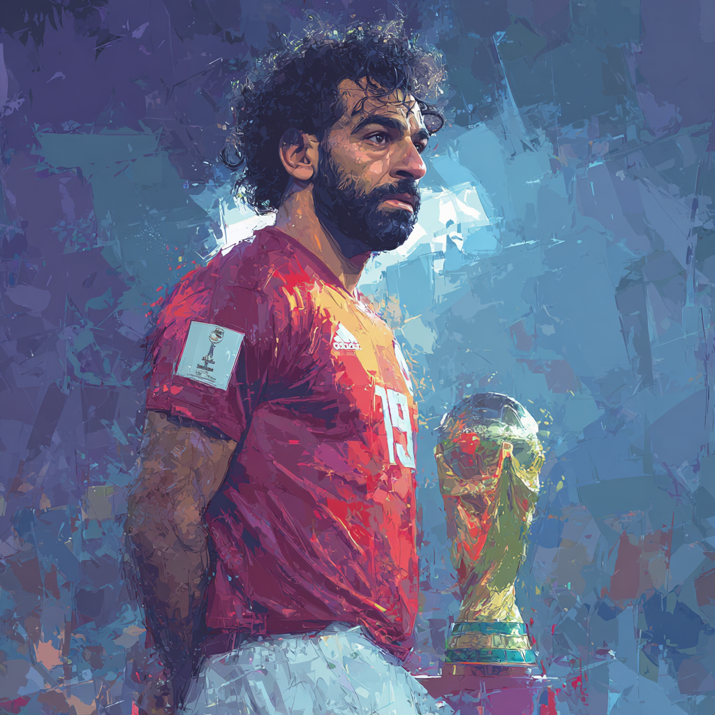 Fifa 2026 Salah Lights - DIY Painting By Numbers Kit
