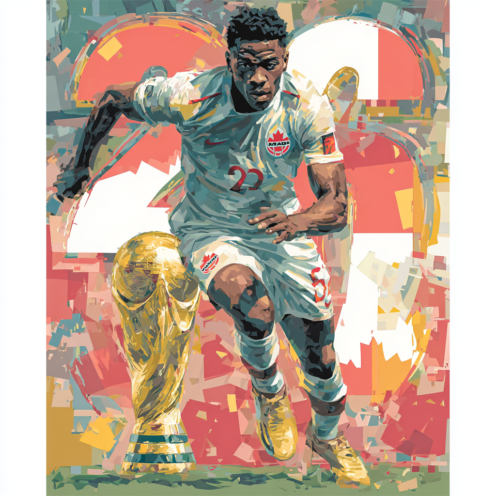 Davies Fifa 2026 Speed - DIY Painting By Numbers Kit