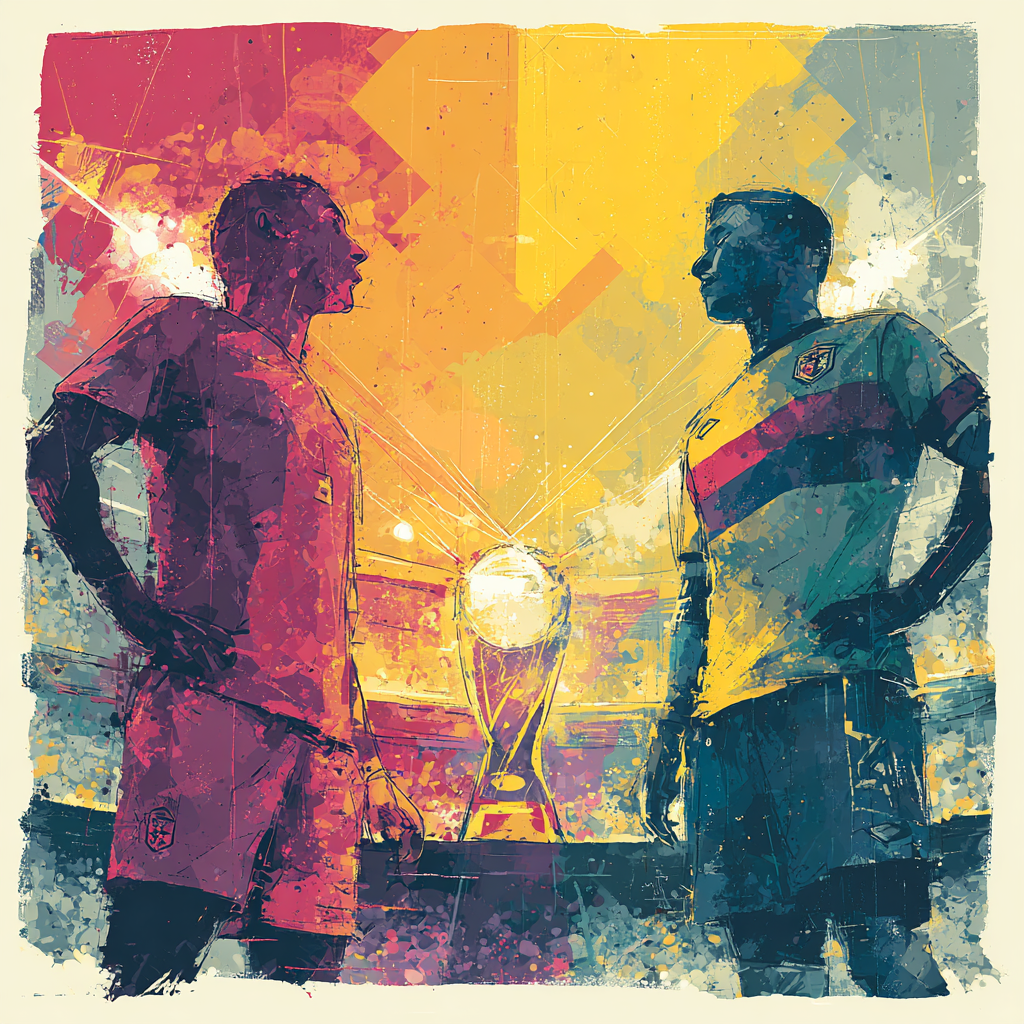 Fifa 2026 Portugal vs Colombia - DIY Painting By Numbers Kit