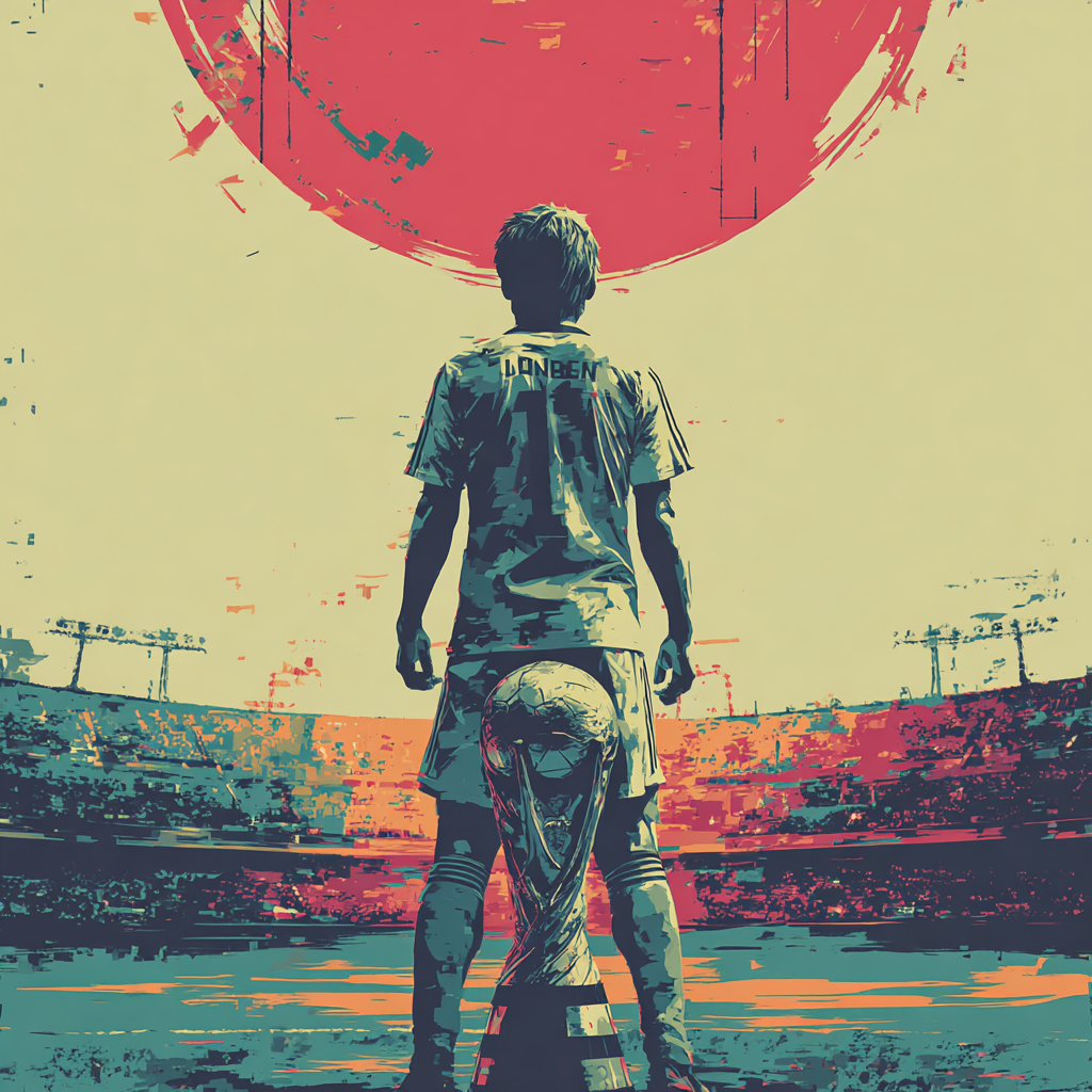 Japan Fifa 2026 Dawn - DIY Painting By Numbers Kit