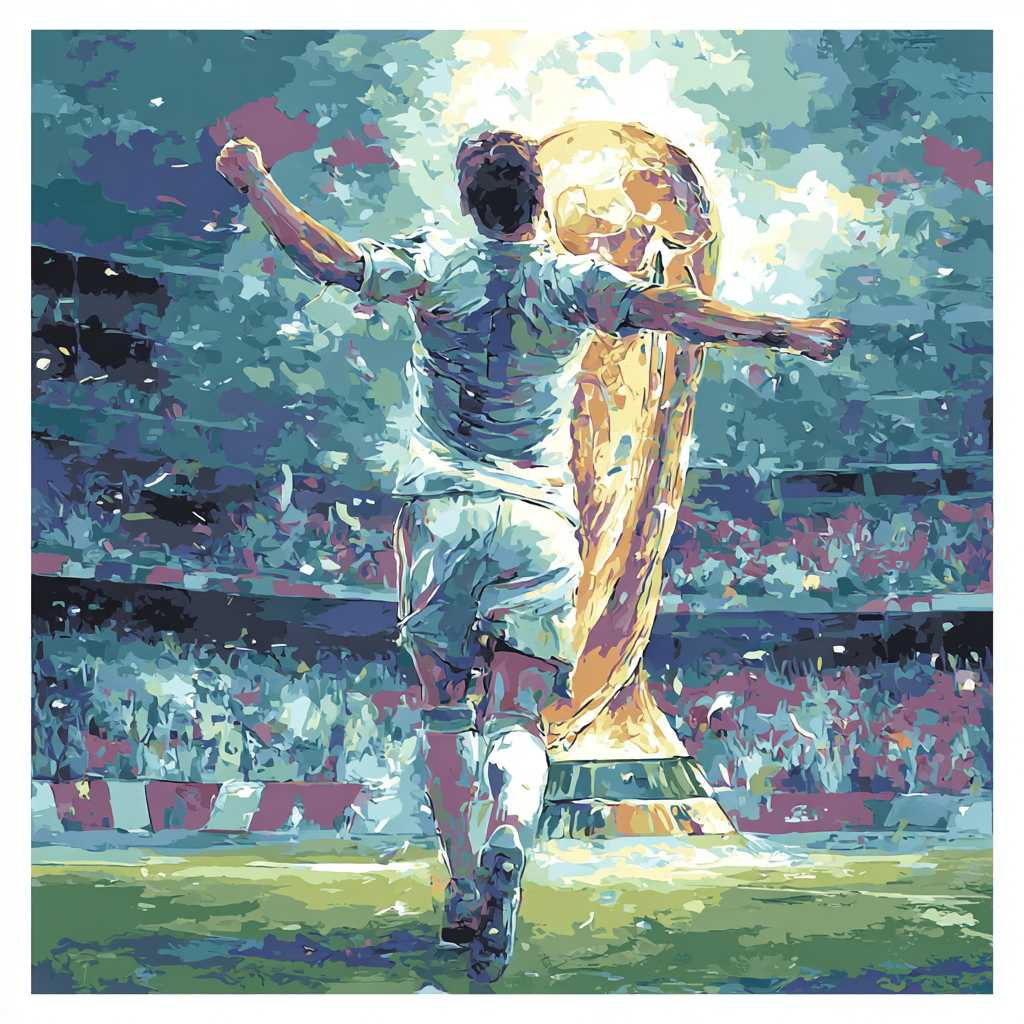 Uzbekistan Fifa 2026 Dawn - DIY Painting By Numbers Kit