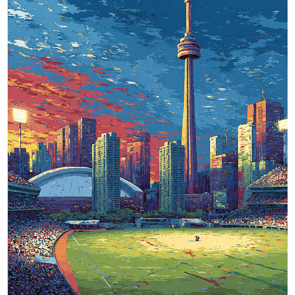 Toronto Fifa 2026 Glow - DIY Painting By Numbers Kit
