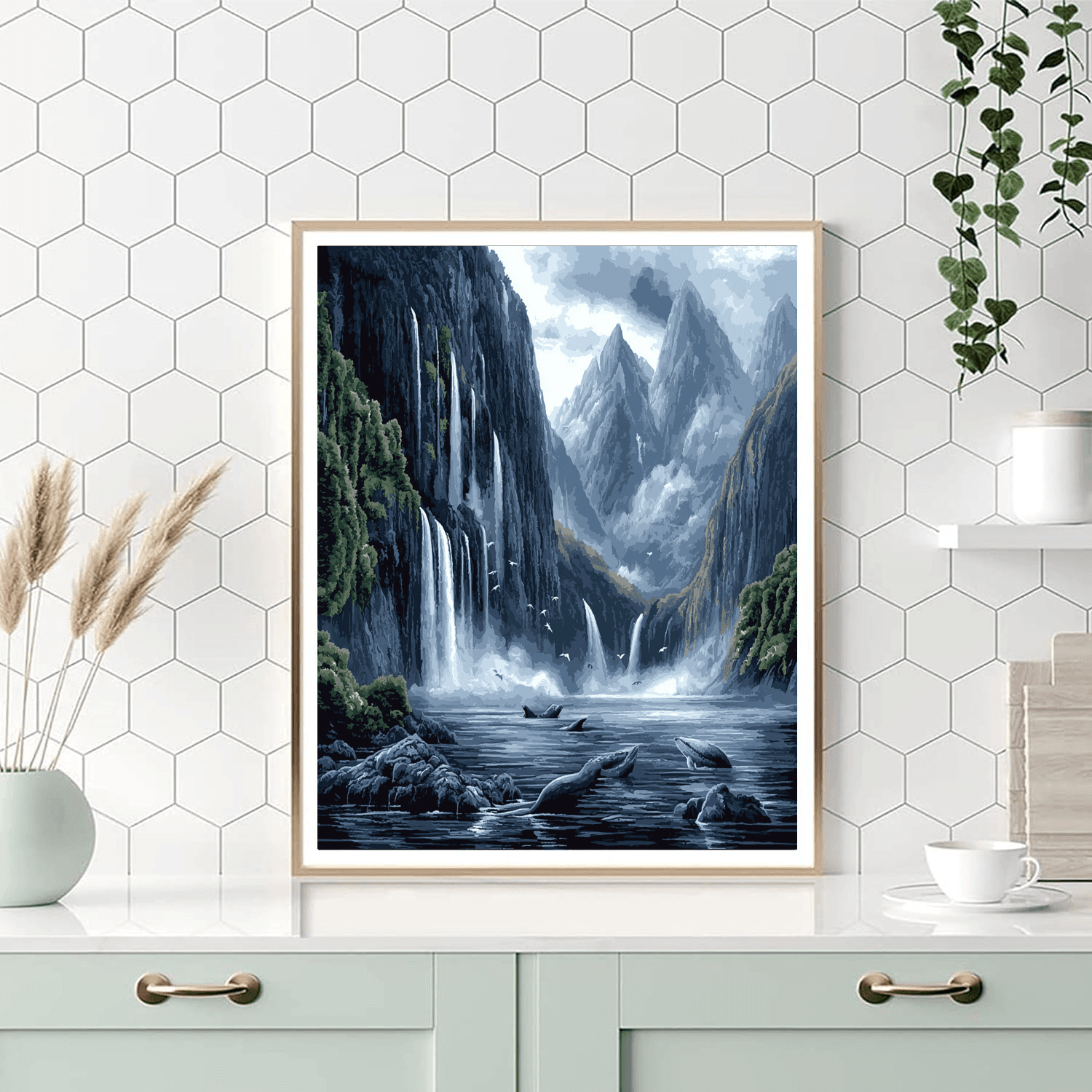 Milford Sound - New Zealand - DIY Painting By Numbers Kit