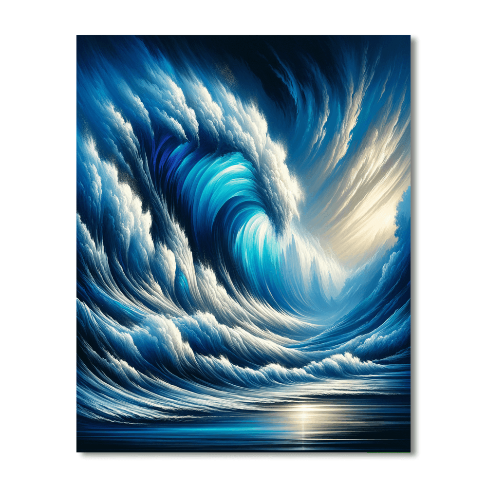 The Great Wave - DIY Painting By Numbers Kit