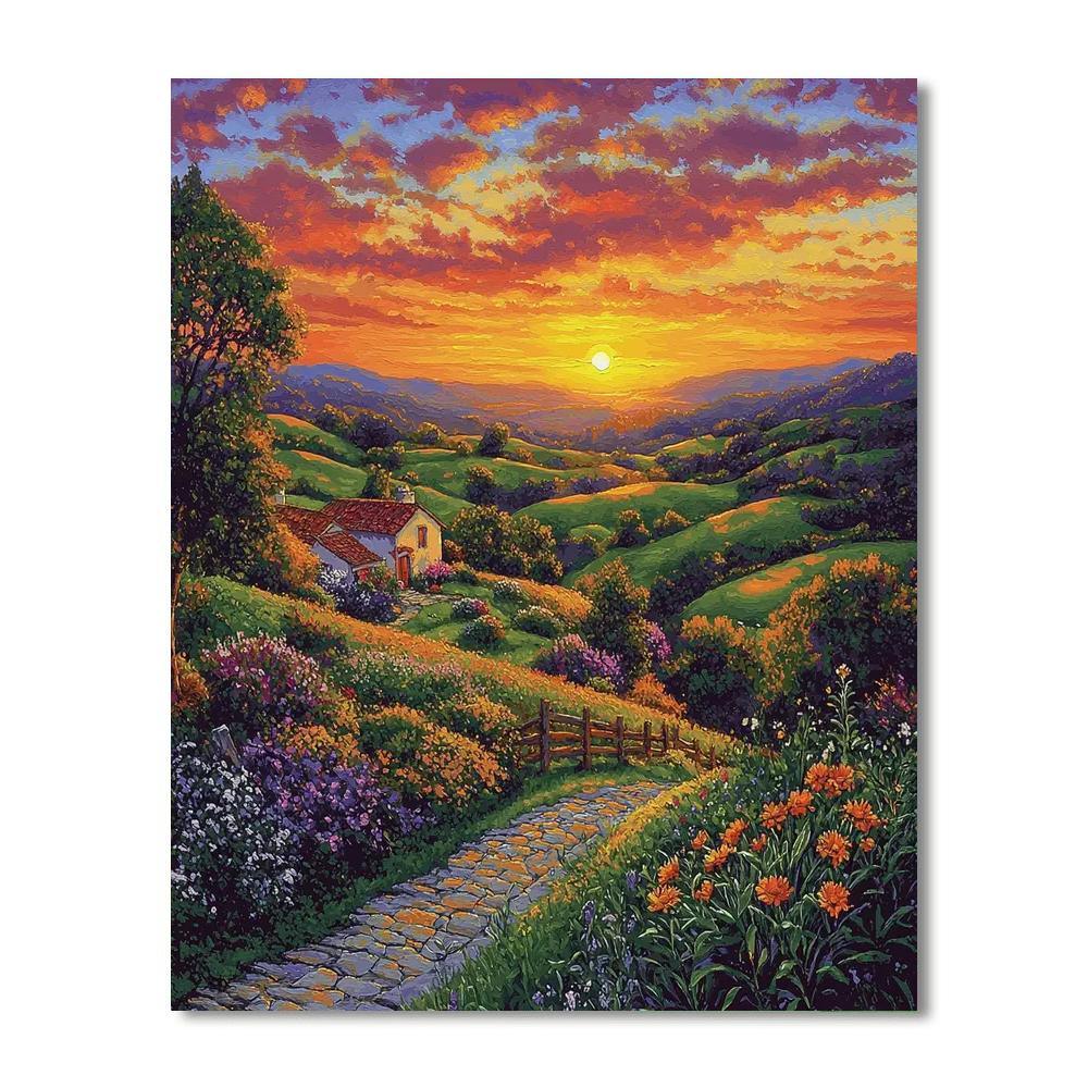 Thomas Inspired Melody of the Sky - DIY Painting By Numbers Kit