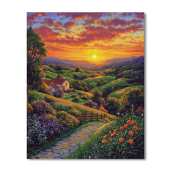 Thomas Inspired Melody of the Sky - DIY Painting By Numbers Kit
