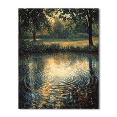 Edgar Degas Inspired Reflections in the Rain - DIY Painting By Numbers Kit