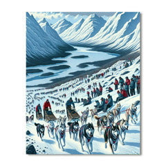 Yukon Quest - Alaska & Canada - DIY Painting By Numbers Kit