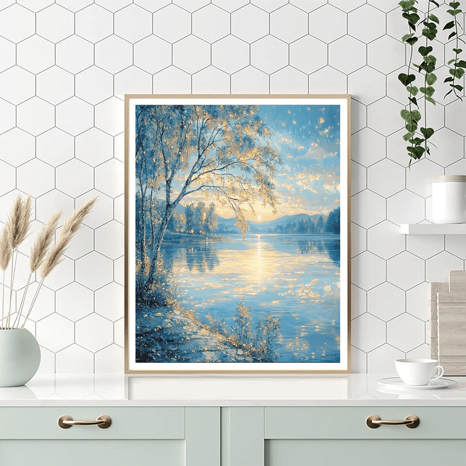 Thomas Inspired Quiet Waters - DIY Painting By Numbers Kit