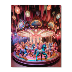 Enchanted Carousel Ride - DIY Painting By Numbers Kit