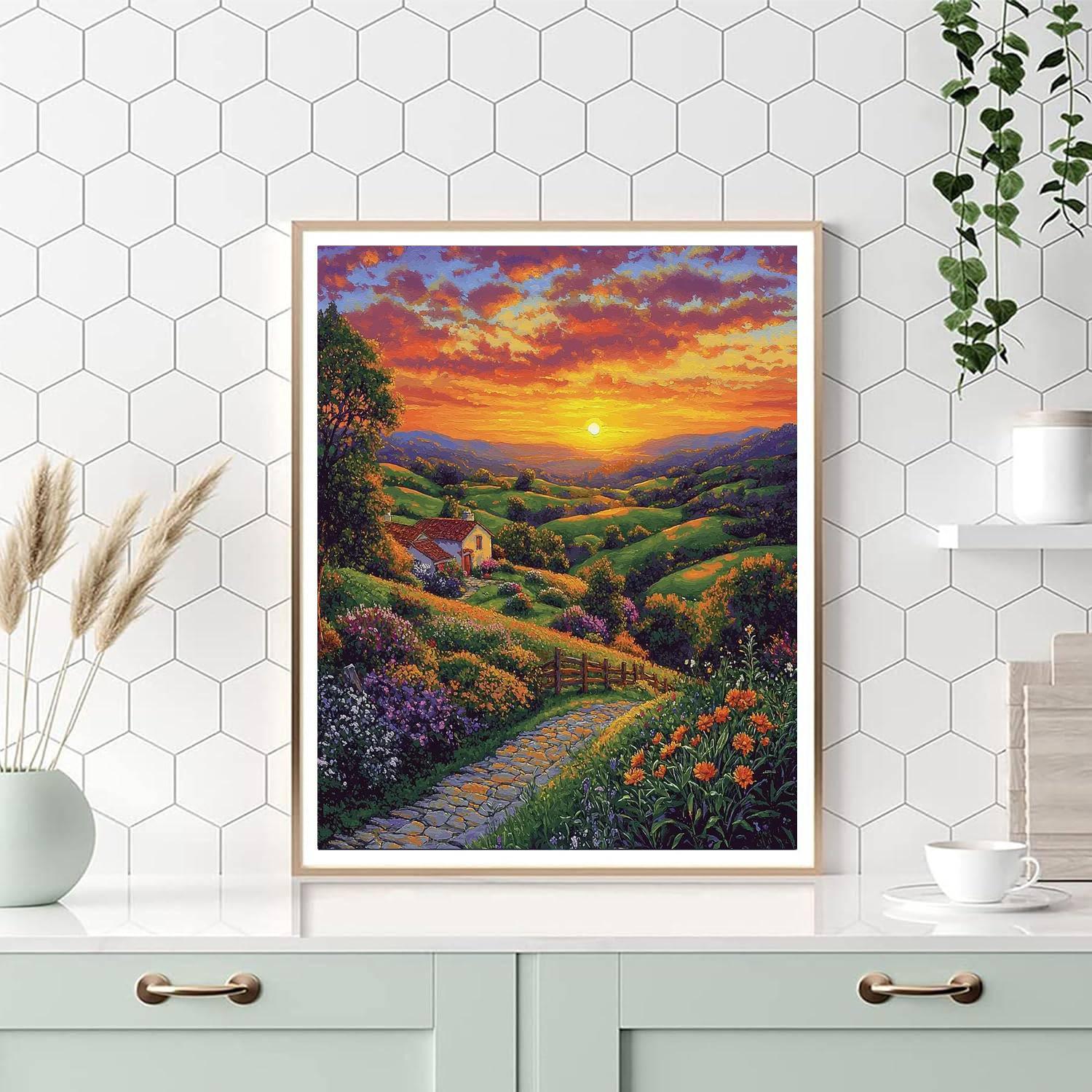 Thomas Inspired Melody of the Sky - DIY Painting By Numbers Kit
