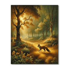 Fox in the Glade - DIY Painting By Numbers Kit