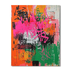Jean-Michel Basquiat Inspired Graffiti Soul Canvas - DIY Painting By Numbers Kit