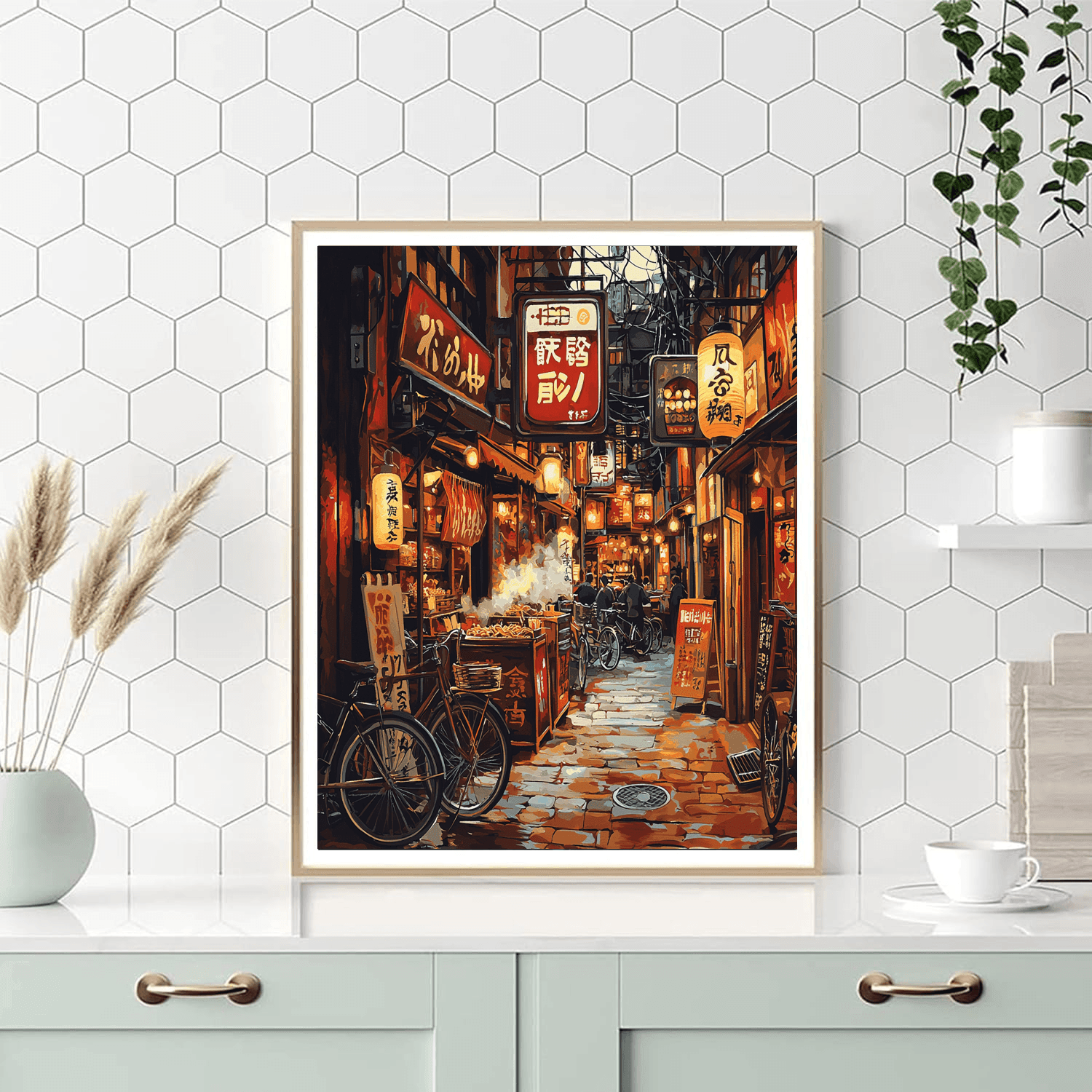 Yokohama Ramen Museum - Yokohama - DIY Painting By Numbers Kit