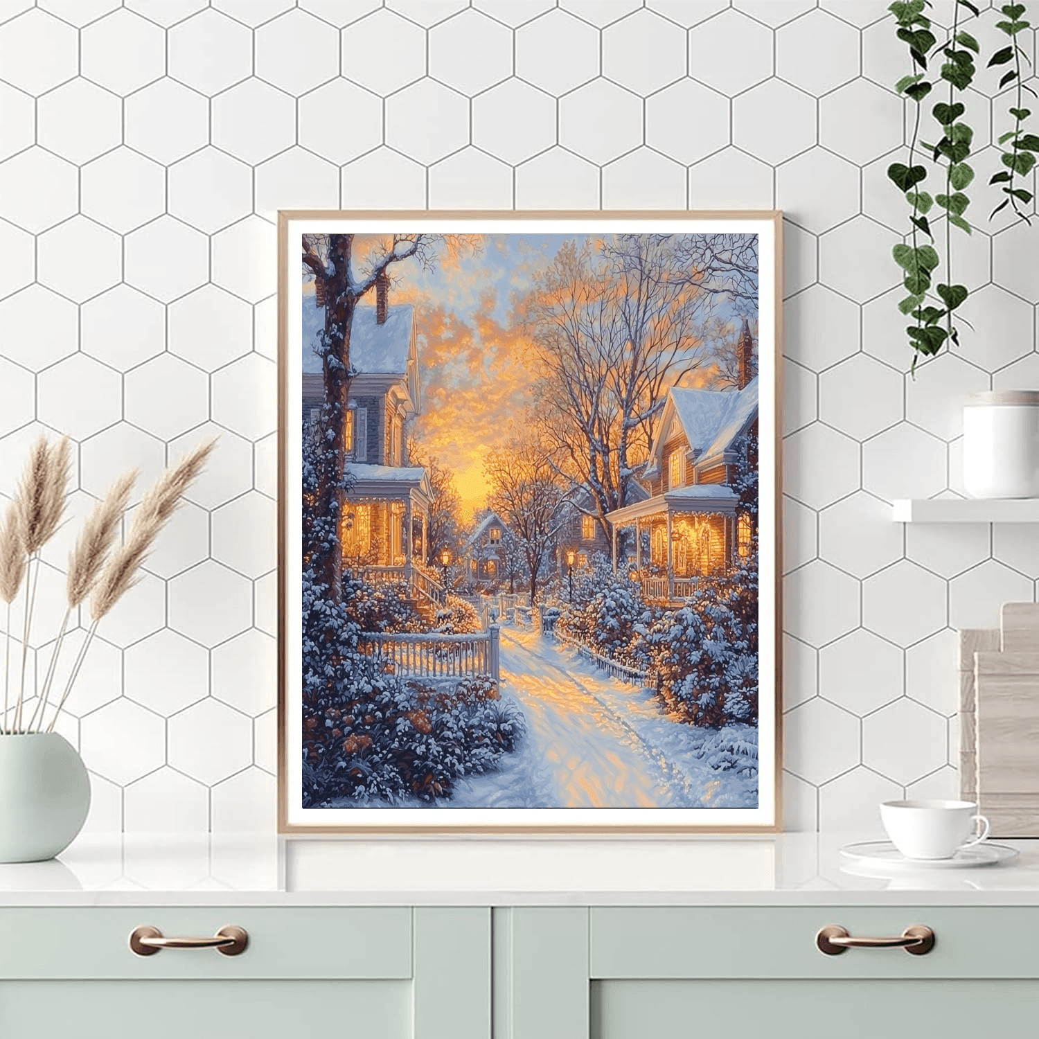 Thomas Inspired Nostalgic Reflections - DIY Painting By Numbers Kit