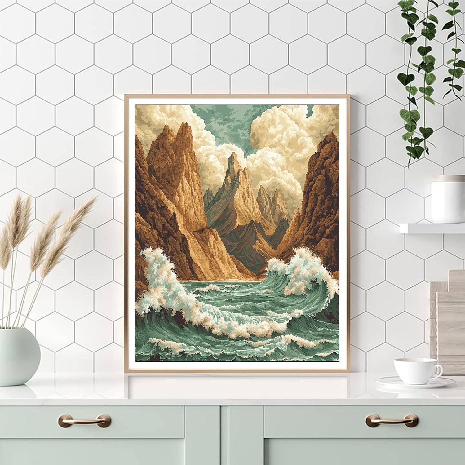 Michelangelo Inspired Majestic Power - DIY Painting By Numbers Kit
