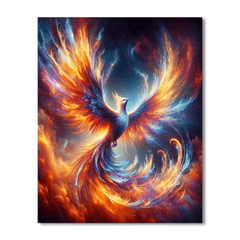 Celestial Phoenix Rising - DIY Painting By Numbers Kit