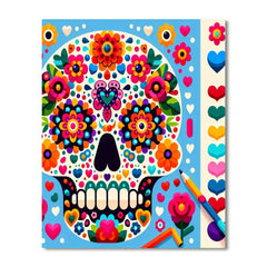 Sweet Sugar Skull - DIY Painting By Numbers Kit