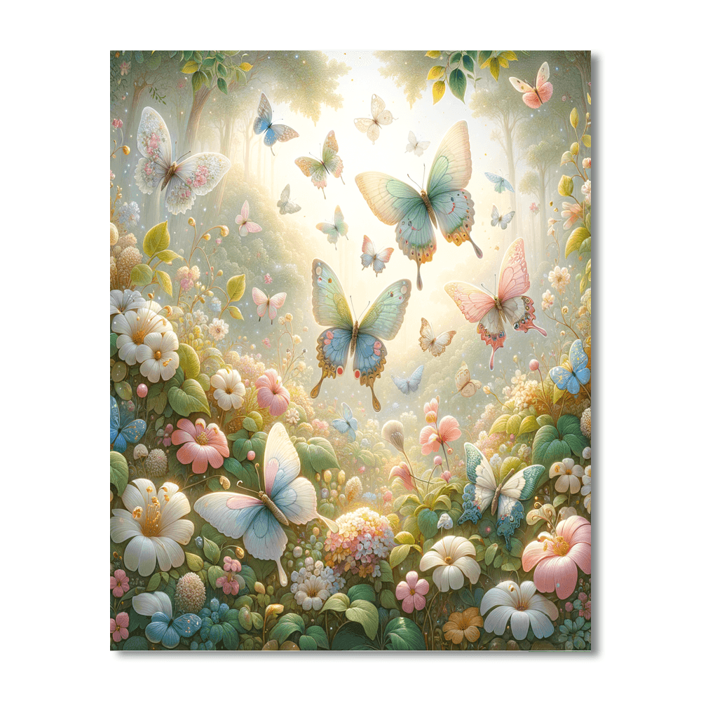 Butterfly's Grace - DIY Painting By Numbers Kit
