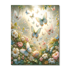 Butterfly's Grace - DIY Painting By Numbers Kit