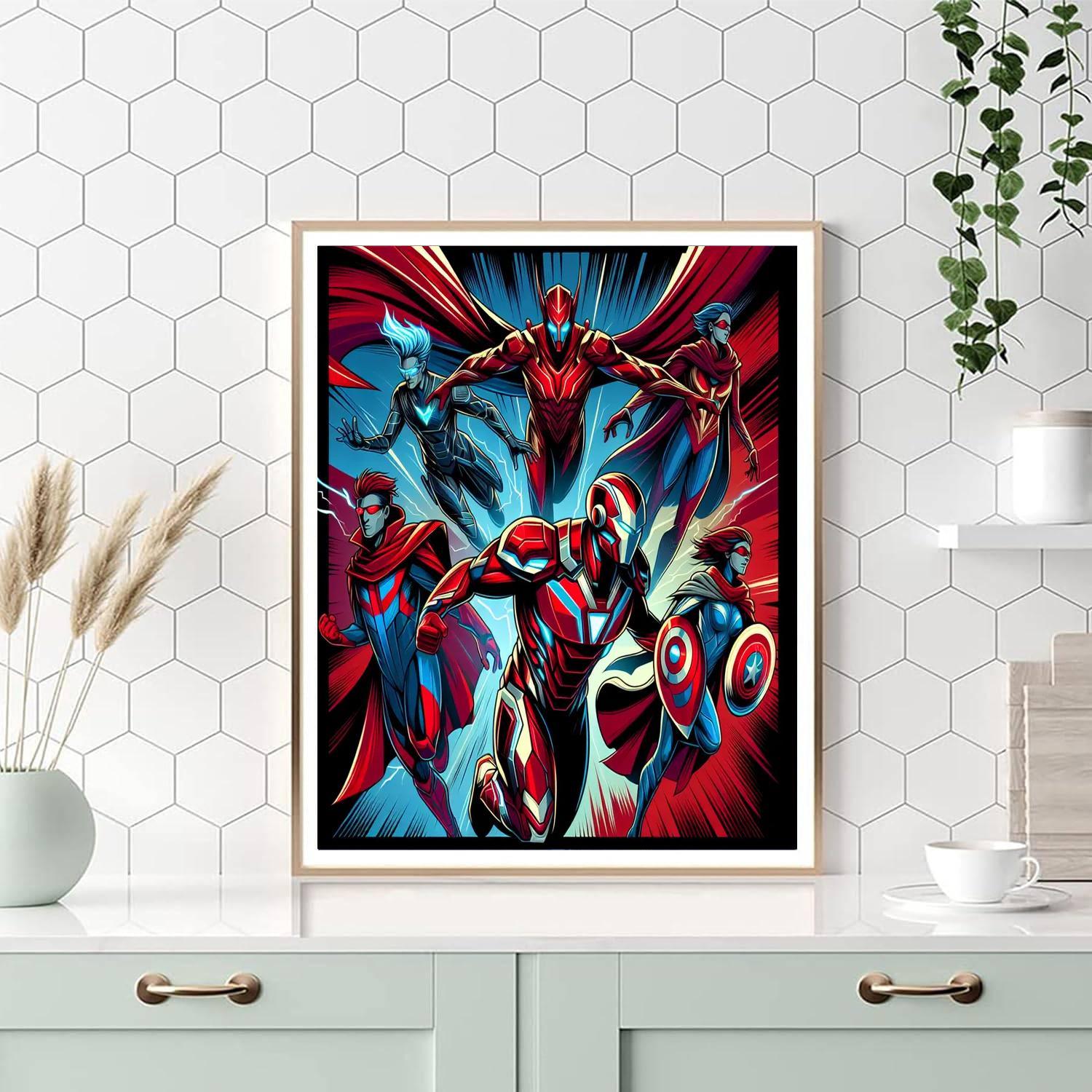 Marvel Universe Unleashed - DIY Painting By Numbers Kit
