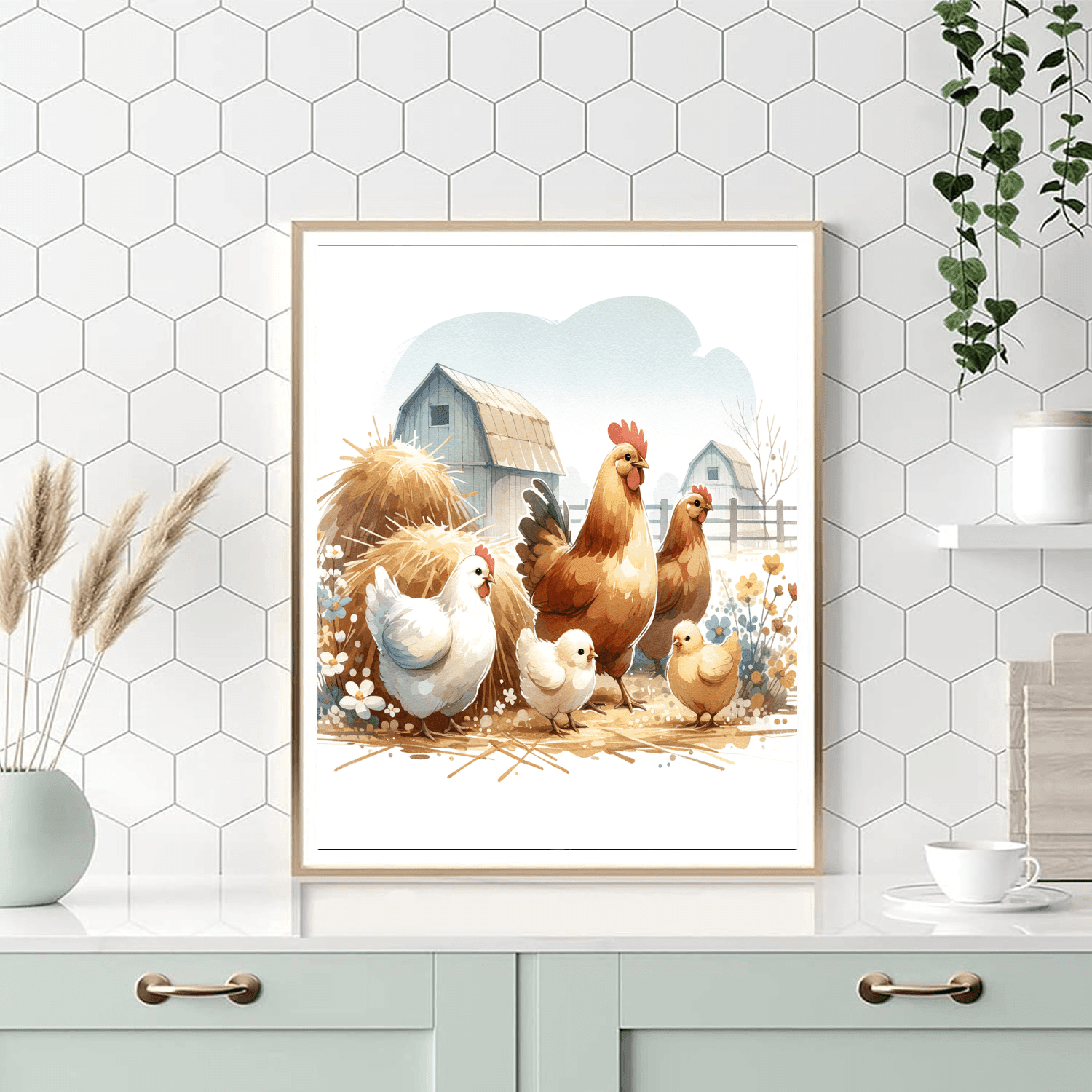 Chirpy Chickens Carnival - DIY Painting By Numbers Kit