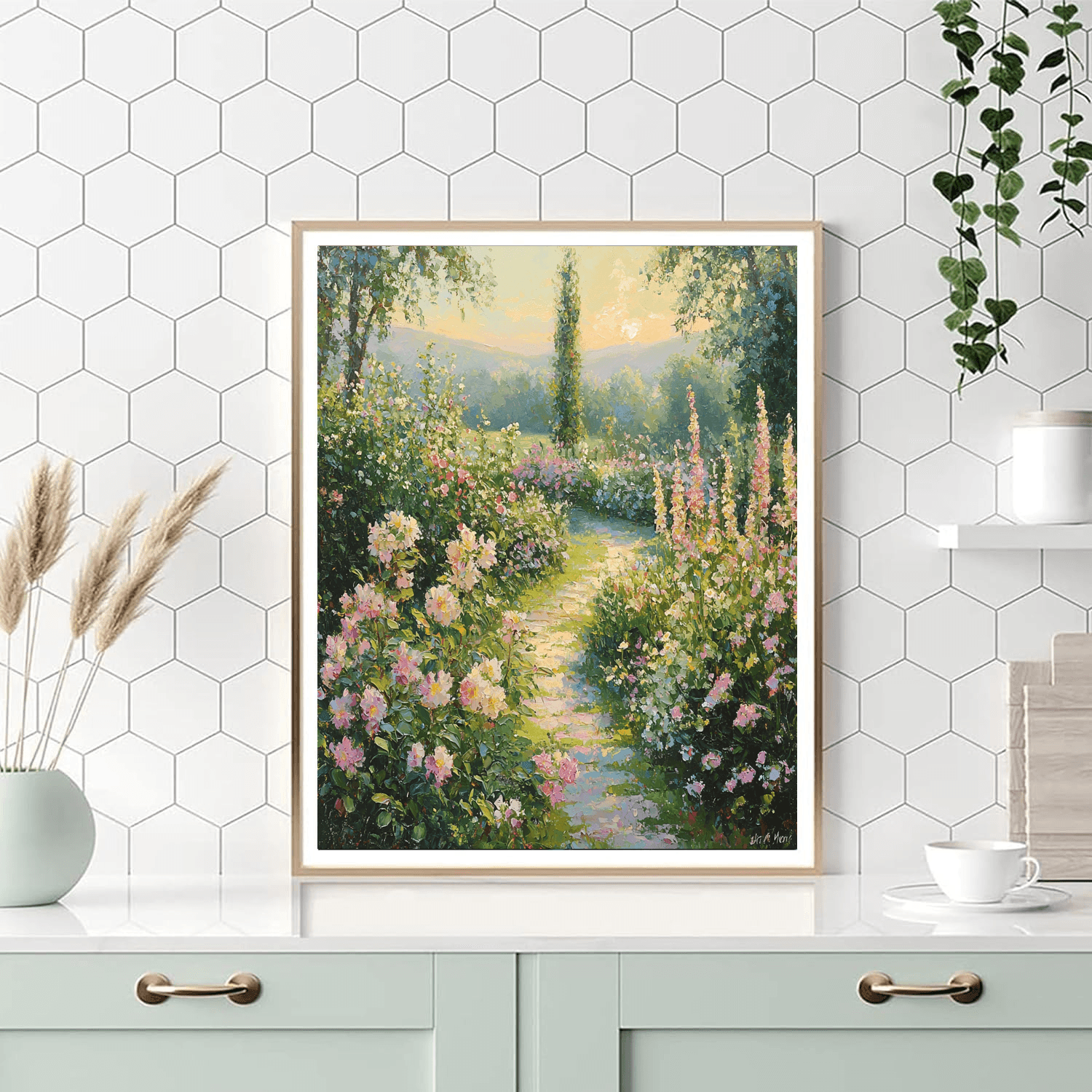 Claude Monet Inspired Monet's Floral Symphony - DIY Painting By Numbers Kit