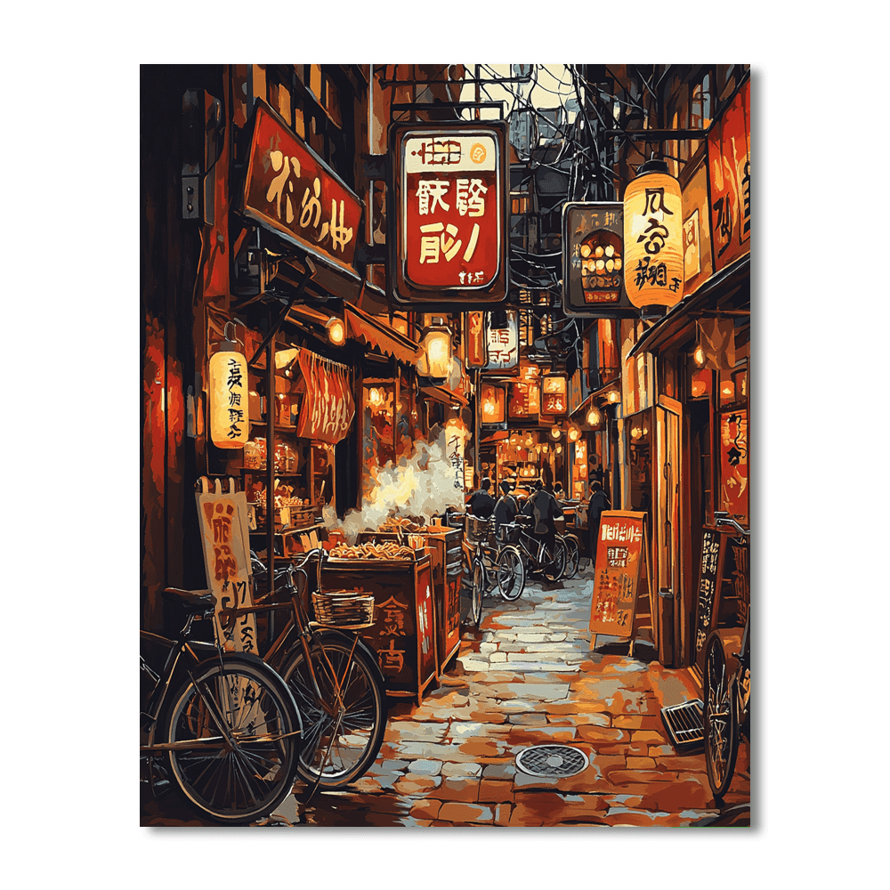 Yokohama Ramen Museum - Yokohama - DIY Painting By Numbers Kit