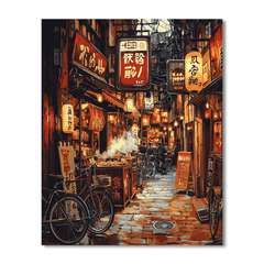 Yokohama Ramen Museum - Yokohama - DIY Painting By Numbers Kit