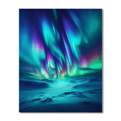 Under the Northern Lights - DIY Painting By Numbers Kit
