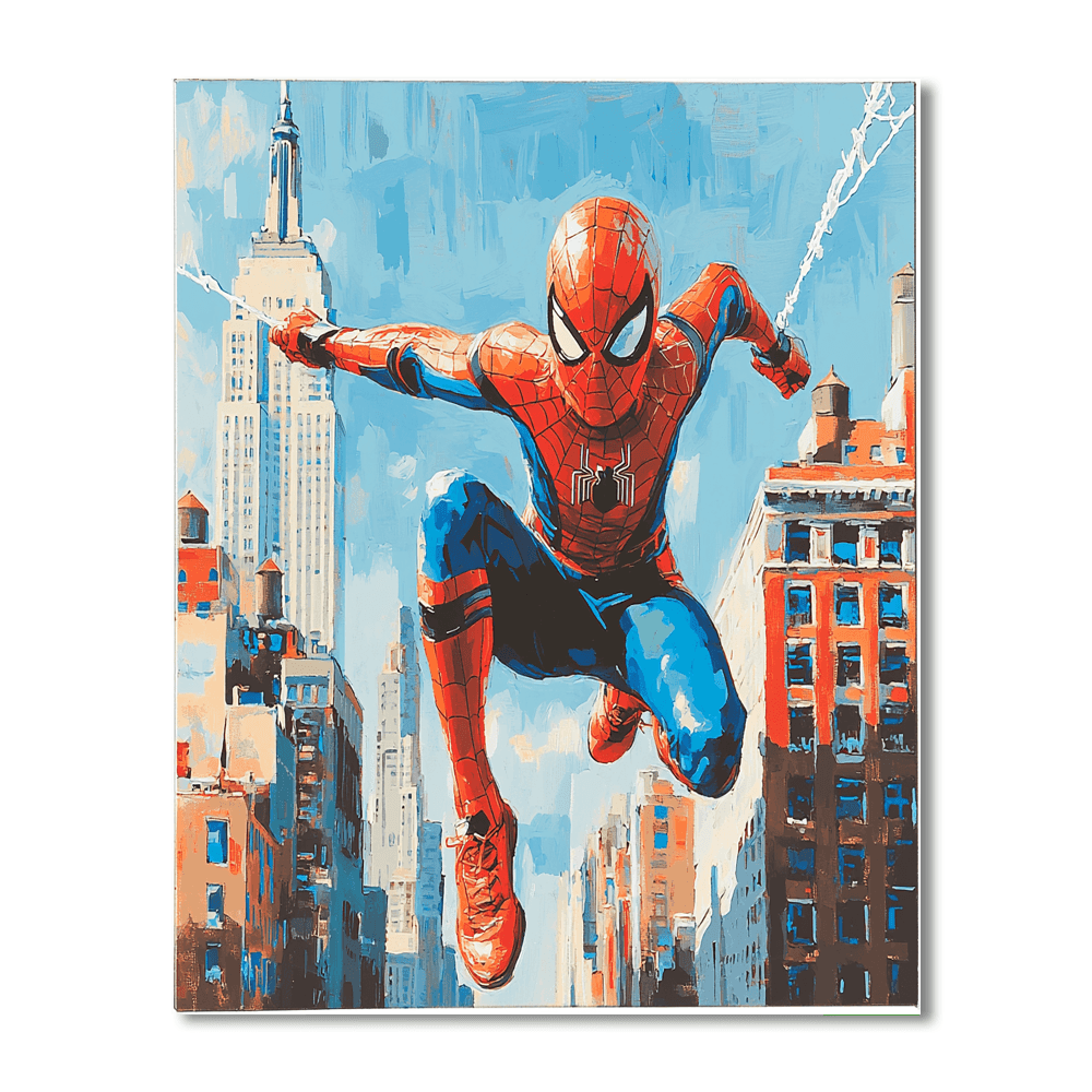 Tom Holland: The Friendly Neighborhood Spider-Man - DIY Painting By Numbers Kit