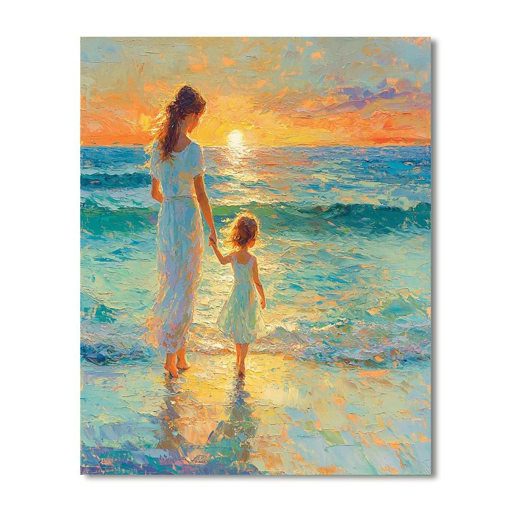 Mother's Ocean of Love - DIY Painting By Numbers Kit