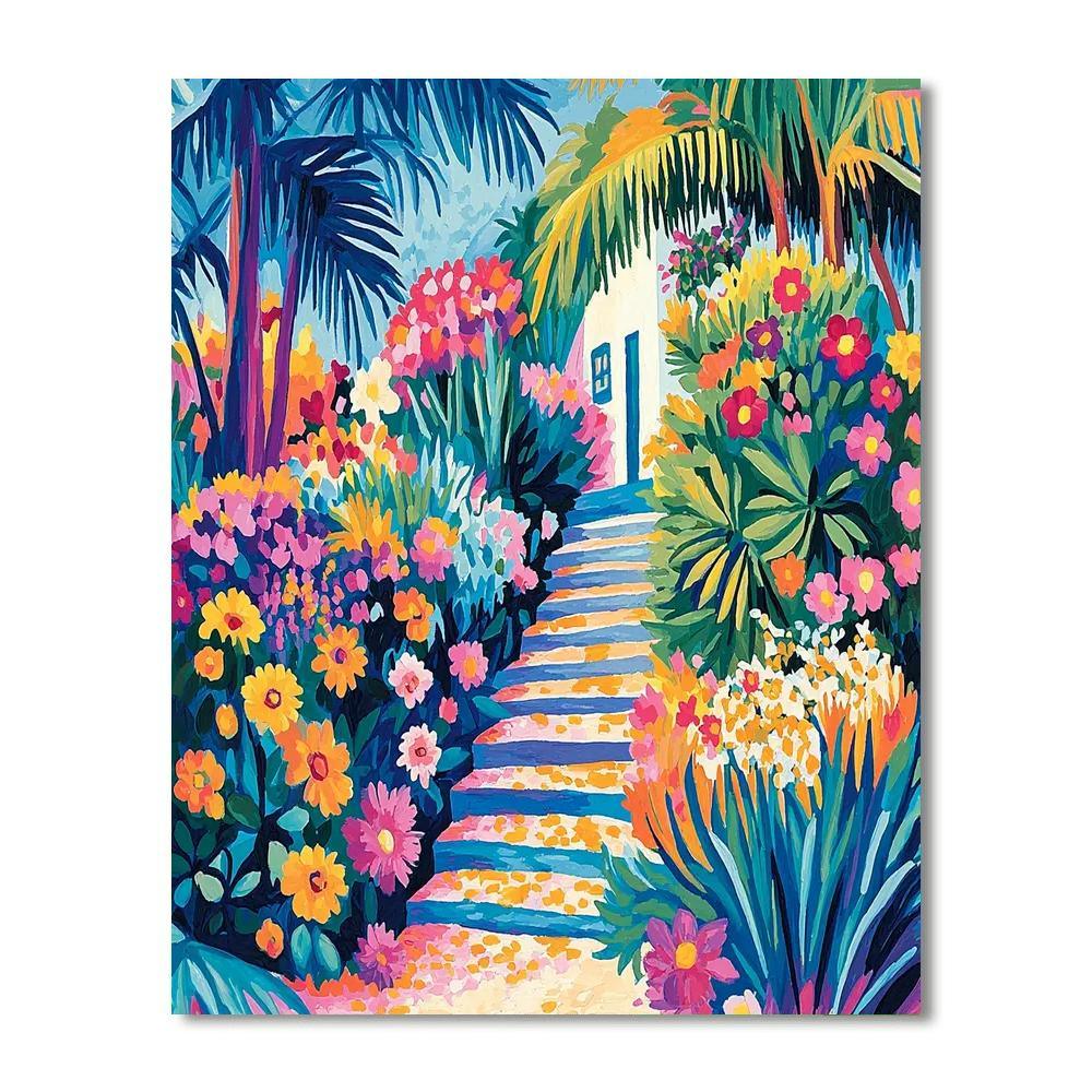Henri Matisse Inspired Abstract Garden Party - DIY Painting By Numbers Kit