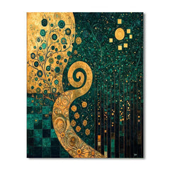 Gustav Klimt Inspired Golden Harmony - DIY Painting By Numbers Kit