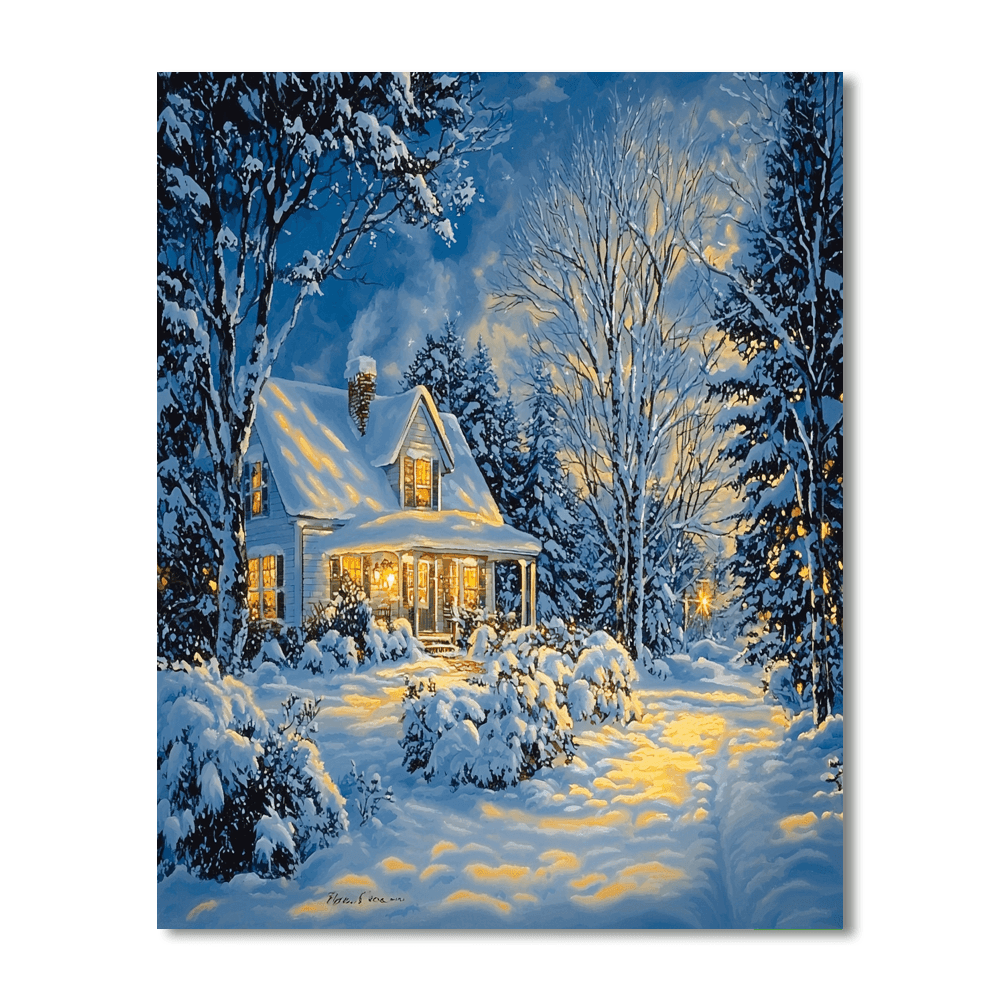 Thomas Inspired Frosted Fantasies - DIY Painting By Numbers Kit
