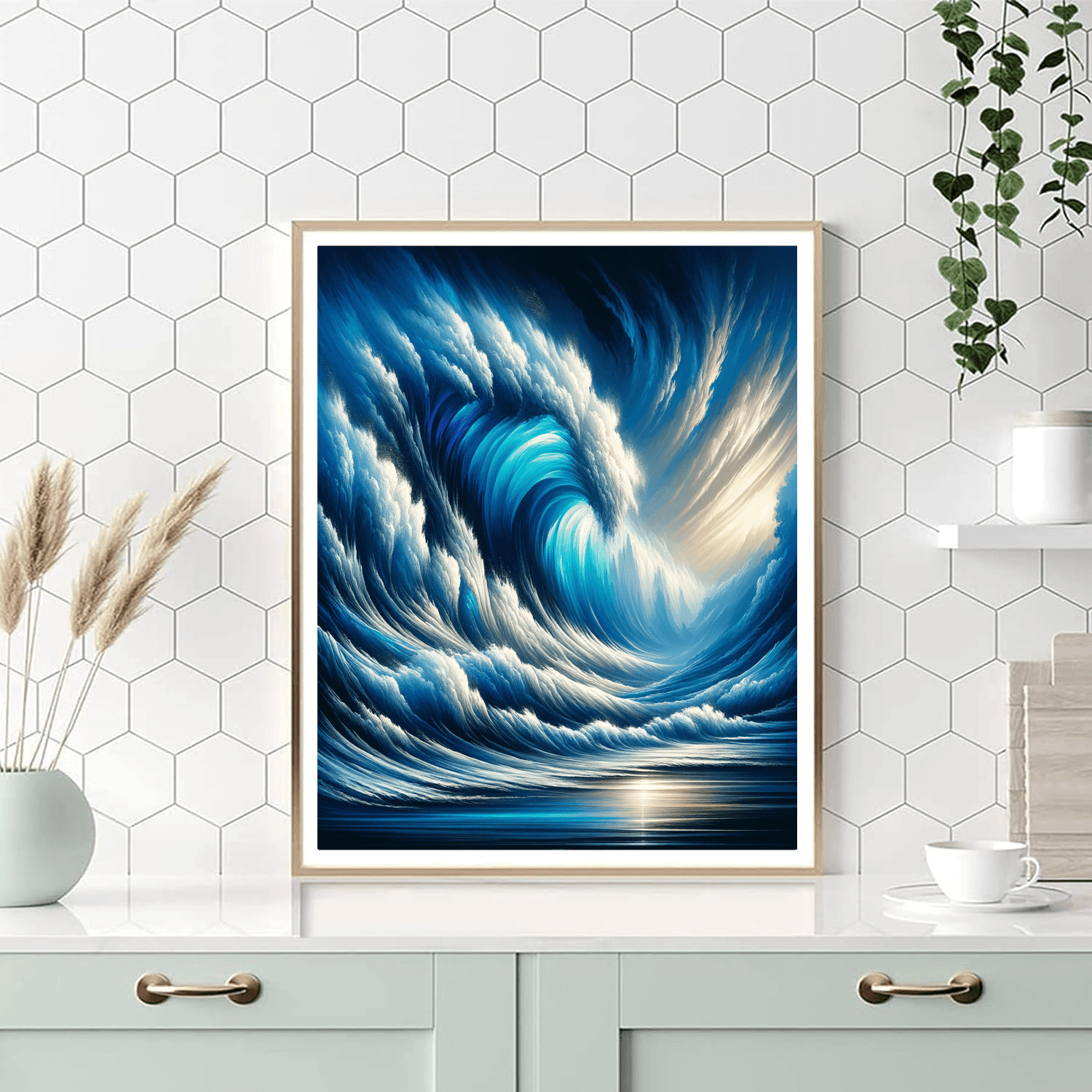 The Great Wave - DIY Painting By Numbers Kit