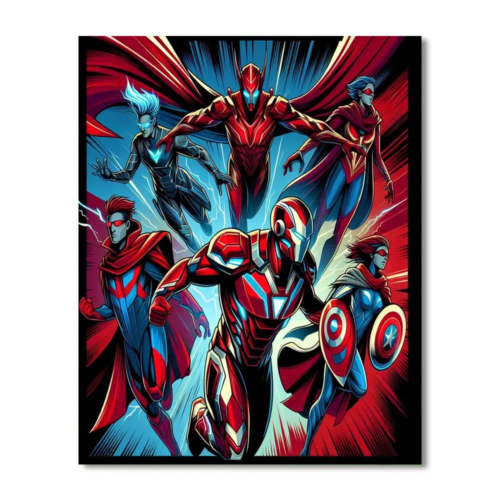 Marvel Universe Unleashed - DIY Painting By Numbers Kit
