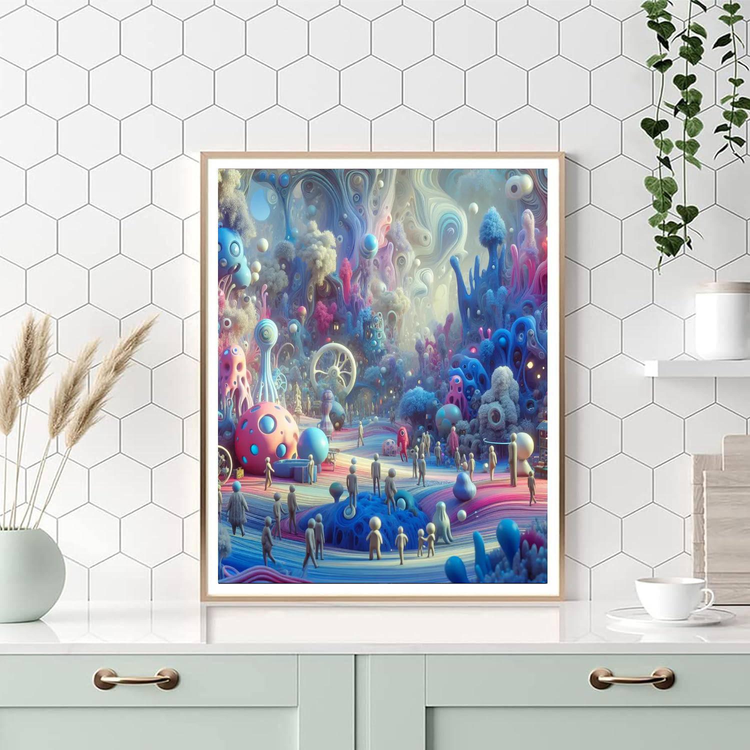 Alice's Curious Dream - DIY Painting By Numbers Kit