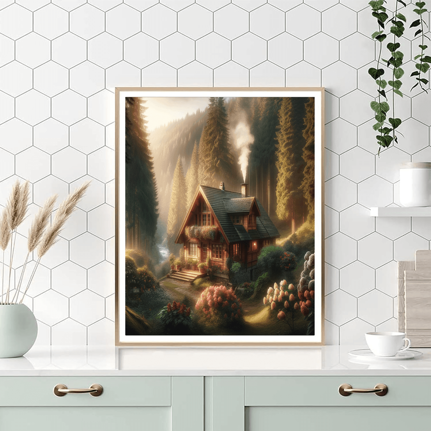 Cozy Retreat: Cabin - DIY Painting By Numbers Kit
