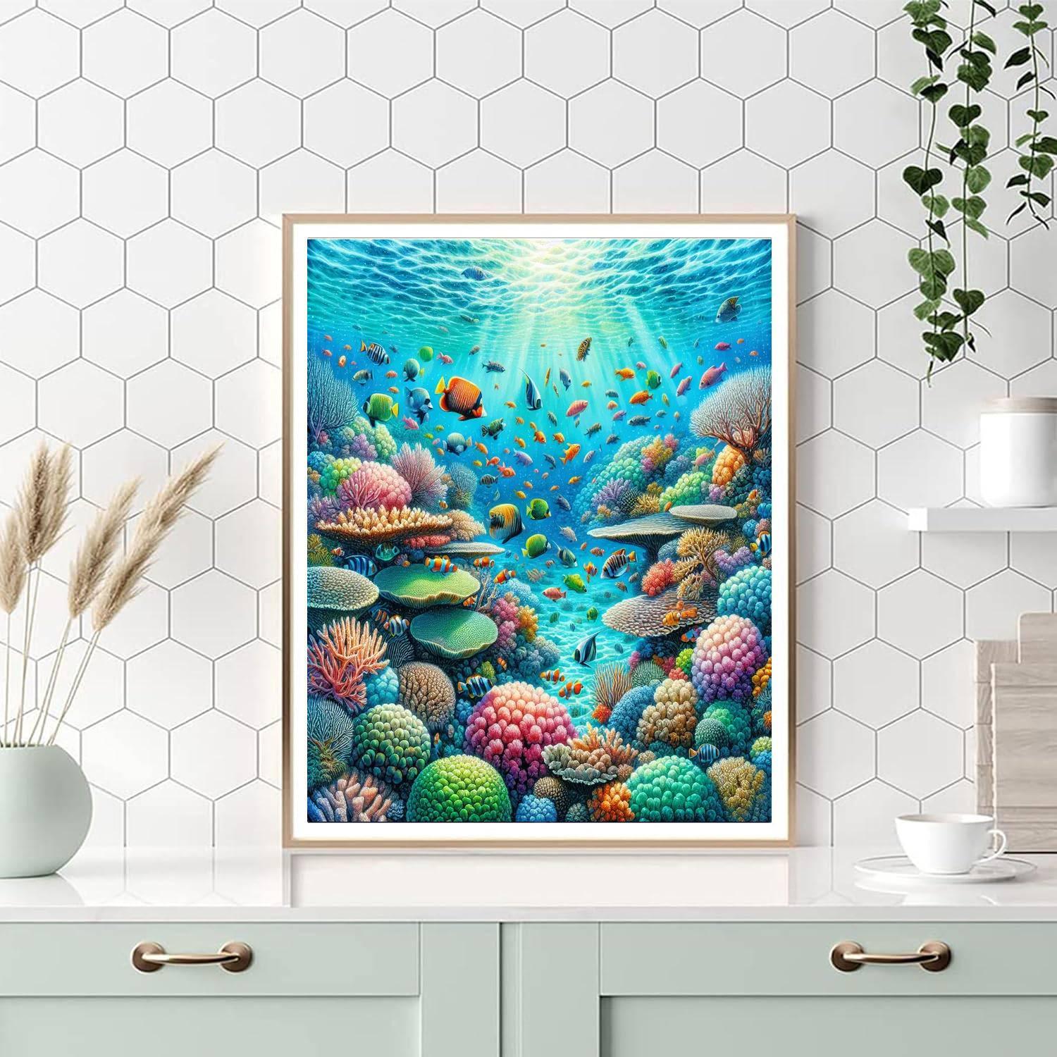 Coral Reef Odyssey - DIY Painting By Numbers Kit