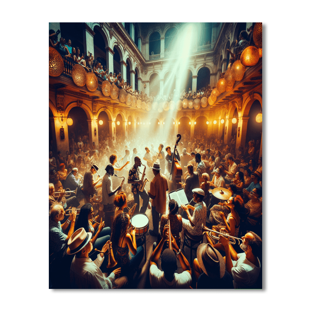 Havana Jazz Festival - DIY Painting By Numbers Kit