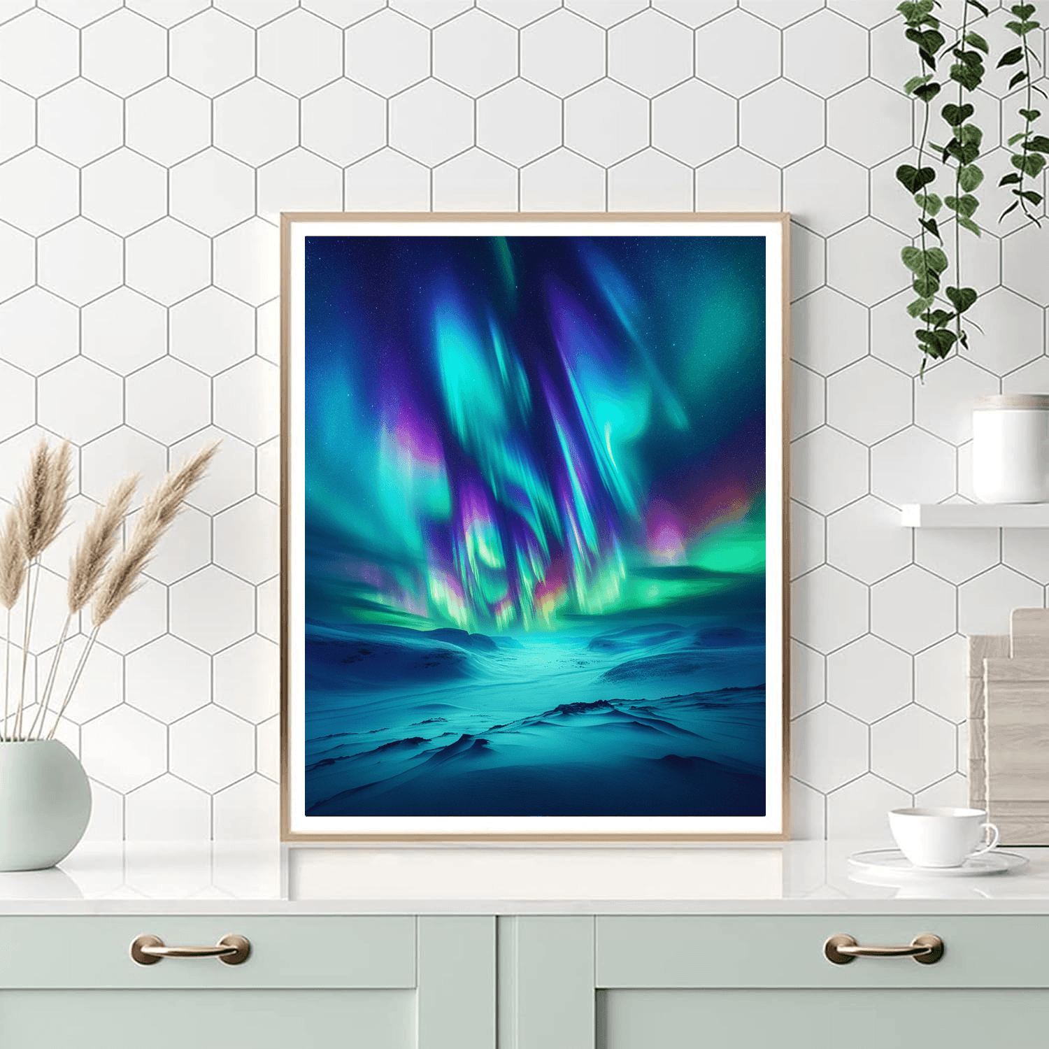 Under the Northern Lights - DIY Painting By Numbers Kit