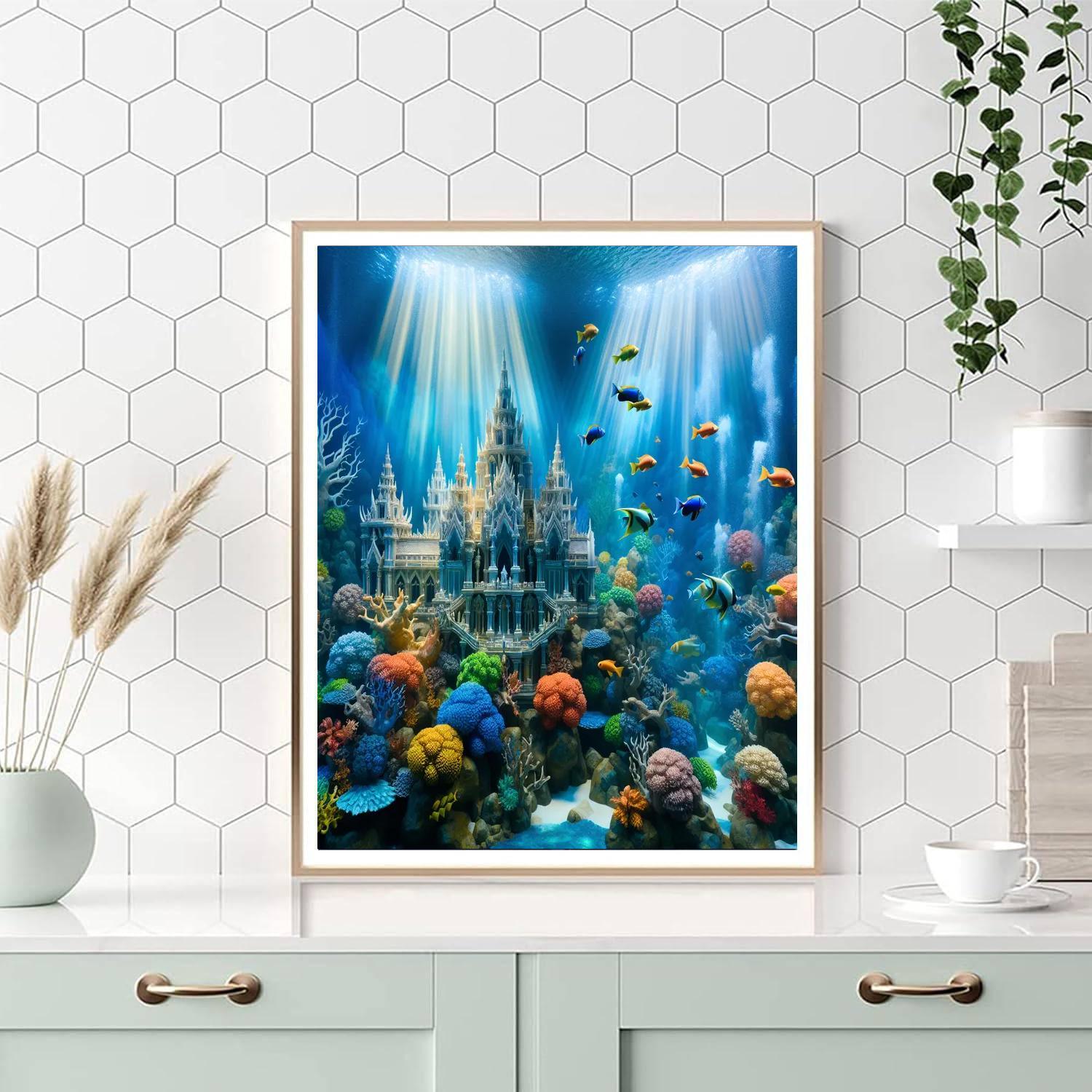 Magical Undersea Kingdom - DIY Painting By Numbers Kit
