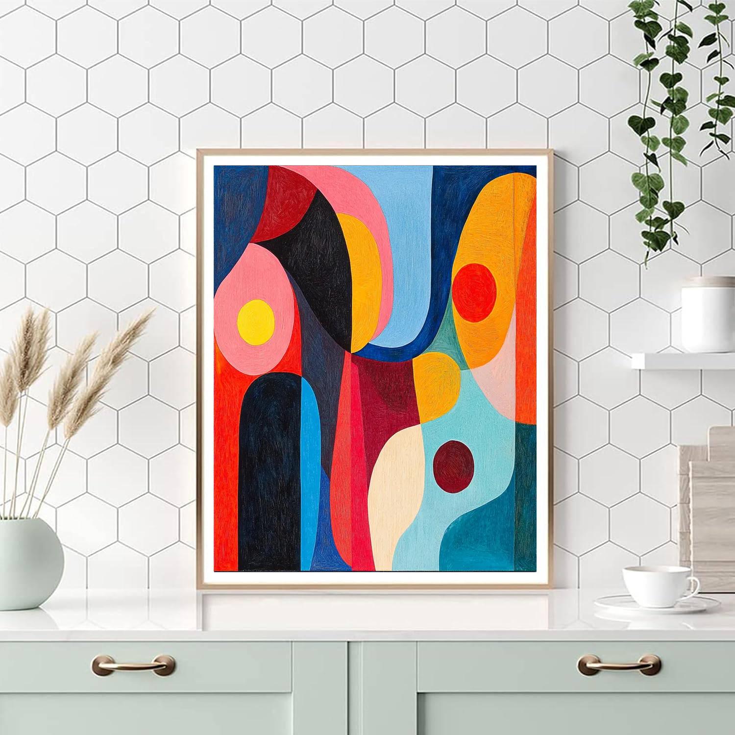 Paul Klee Inspired Balance of Color - DIY Painting By Numbers Kit