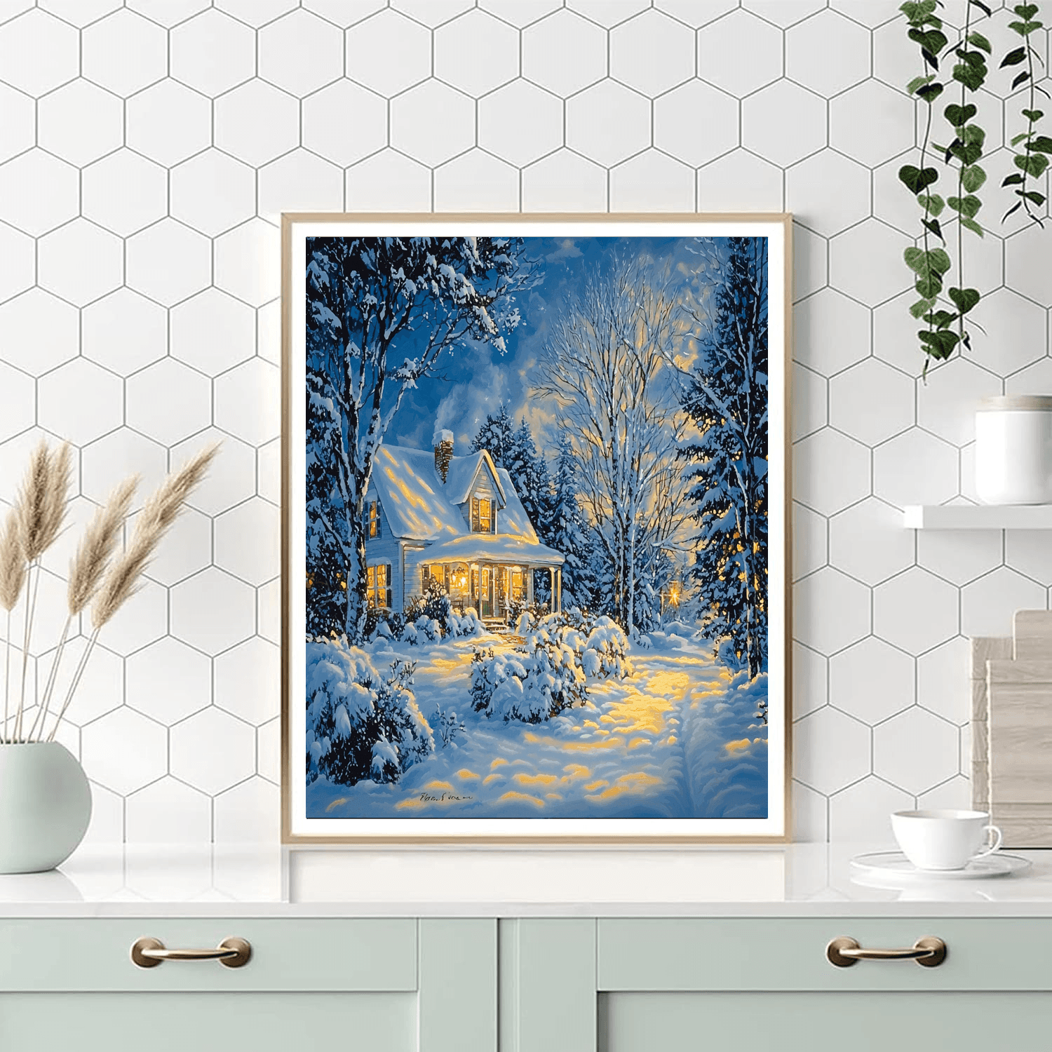 Thomas Inspired Frosted Fantasies - DIY Painting By Numbers Kit